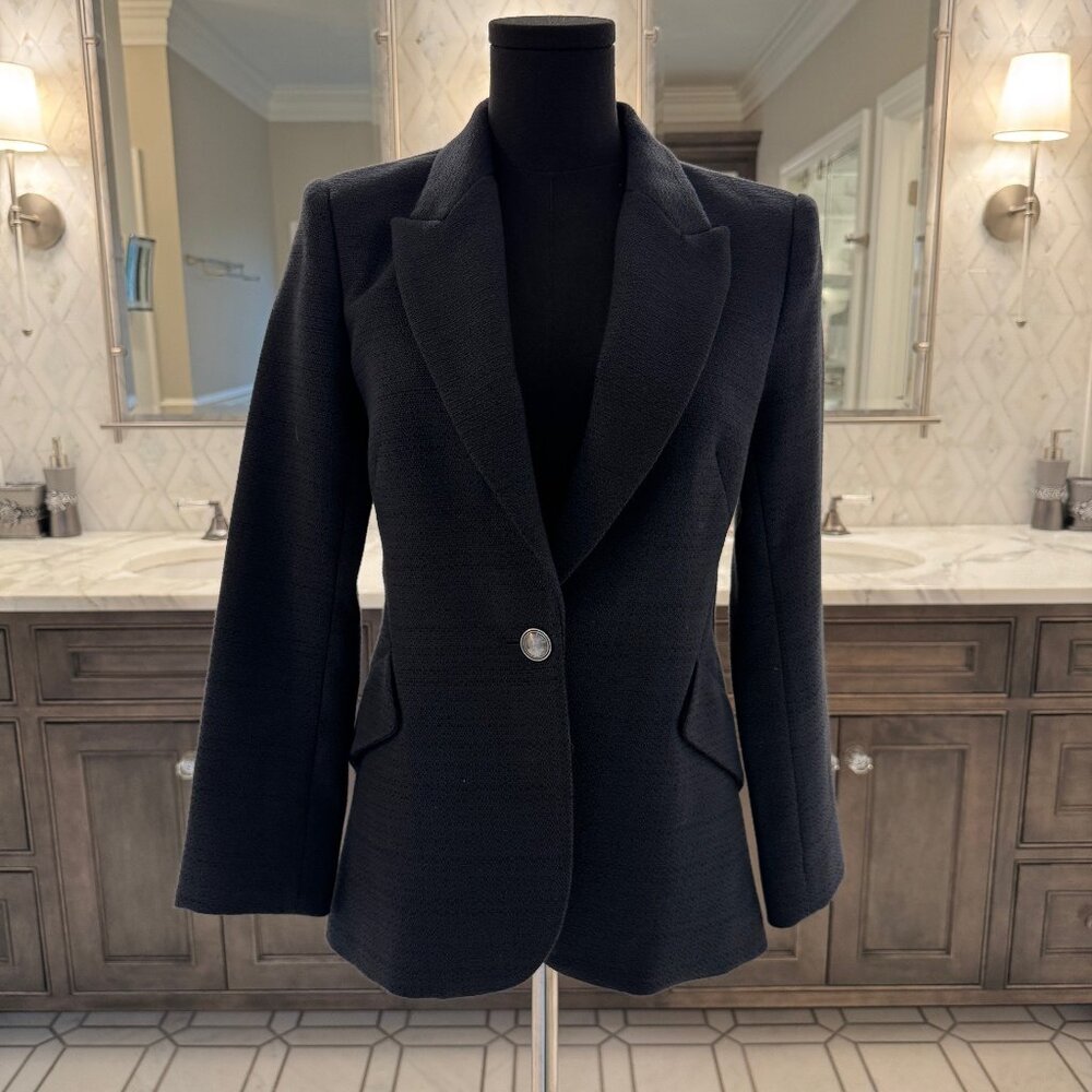 L'Agence Chamberlain Blazer.  Navy. Size 2 EUC No Flaws.